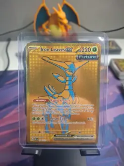 Iron Leaves Ex 176/131 Pokemon Prismatic Evolutions Hyper Rare Card - Image 1