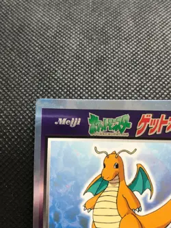 Dragonite Pokemon Get Card Very Rare Vintage Meiji Pocket Monster Free Shipping - Image 2