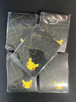 Pokemon TCG - Celebrations Elite Trainer Box (ETB) 65 Card Sleeves (x5) NEW! - Image 1