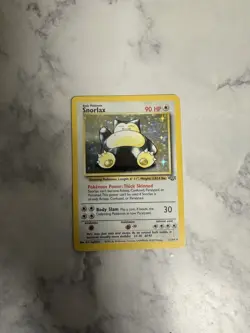 Pokemon TCG Snorlax Base Set 230/130 Regular Rare Card, Near Mint Condition - Image 1