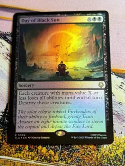 Day of Black Sun R Avatar: The Last Airbender 94 NM Foil Magic - Image 4