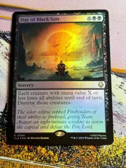 Day of Black Sun R Avatar: The Last Airbender 94 NM Foil Magic - Image 5