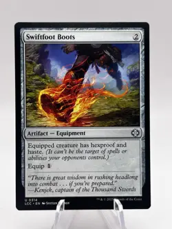 Swiftfoot Boots 0314 Commander: The Lost Caverns of Ixalan LCC MTG NM - Image 1