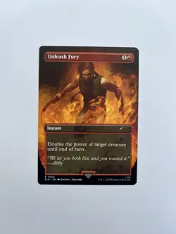 Unleash Fury Secret Lair The Last Of Us Magic The Gathering MTG - Image 1