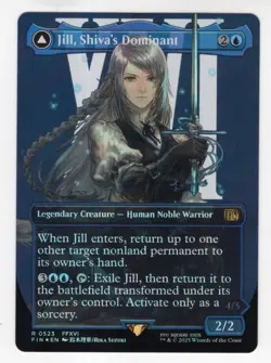 MTG Final Fantasy Surge Foil Rare #0523 Jill Shiva's Dominant - Image 1