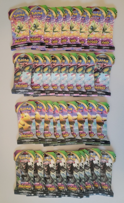 Lot of 36 Pokemon Vivid Voltage Sleeved Booster Packs - Image 2