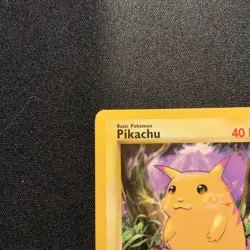 E3 PIKACHU 1999 POKEMON BASE SET YELLOW CHEEKS 58/102 TCG WOTC Wizards LP - Image 2