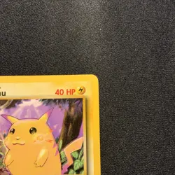 E3 PIKACHU 1999 POKEMON BASE SET YELLOW CHEEKS 58/102 TCG WOTC Wizards LP - Image 3