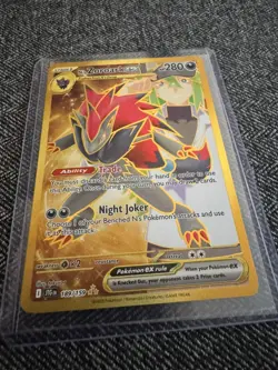 N'S ZOROARK ex 189/159 Journey Together Gold Hyper Rare Holo Pokemon TCG NM - Image 3