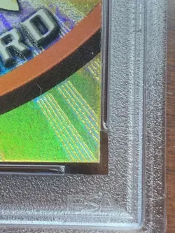 1999 Topps Pokemon TV #6 Charizard Rainbow Foil Black Logo PSA 7 Near Mint - Image 5