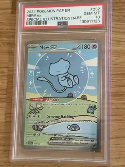 Pokemon Bubble Mew ex #232 Paldean Fates Special Illustration Rare SAR PSA 10 - Image 1