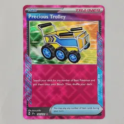 Precious Trolley 185/191 Surging Sparks ACE SPEC Rare Holo Pokemon TCG 2024 NM/M - Image 1