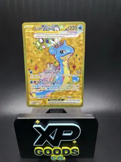 Lapras ex 164 BLACK STAR PROMO HYPER RARE Scarlet & Violet Holo Pokemon TCG - Image 1