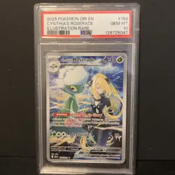 Pokemon TCG Cynthia's Roserade 184/182 Gem Mint PSA 10 - Image 1
