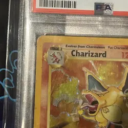 Pokemon TCG Charizard #4/102 Base Set Unlimited, Holographic, Graded PSA 2, GOOD - Image 2