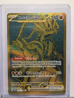Pokemon TCG Koraidon EX 245/091 Holo Hyper Rare Paldean Fates - Image 1