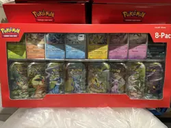 Pokemon TCG Prismatic Evolutions Costco Mini Tins 8 Pack - New & Sealed , US - Image 2