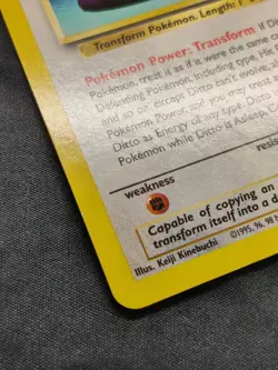 Pokemon TCG: 1999-2000 Red Logo Fossil Ditto - Australian Print - NM - Image 5