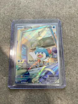 Pokemon TCG, Paldea Evolved, Quaxly 206/193 Sv02 Special Illustration Rare - Image 1