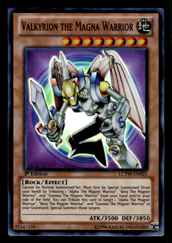 Yu-Gi-Oh! -- Valkyrion the Magna Warrior (LCYW-EN021) - 1st Edition NM - Image 1