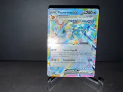 Vaporeon ex 023 2025 Pokemon Prismatic Evolutions Double Rare Card NM+ - Image 1