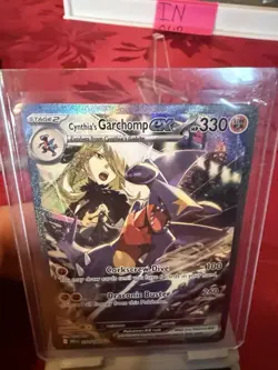 Pokemon TCG Destined Rivals Cynthia's Garchomp EX Holo Card 232/182 Sir - Image 5