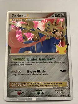 Zacian LV. X SWSH135 SWSH: Sword & Shield Promo Cards Holo - Image 1