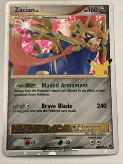 Zacian LV. X SWSH135 SWSH: Sword & Shield Promo Cards Holo - Image 3
