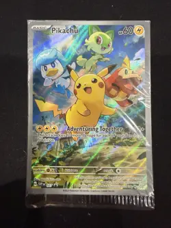 Pikachu Promo Card Scarlet & Violet 027/031 Sealed Pokemon TCG - Image 1
