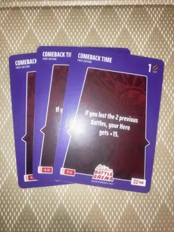 Bo Jackson Battle Arena 2026 Play Card Comeback Time X3 - Image 1