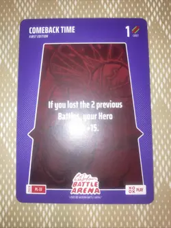 Bo Jackson Battle Arena 2026 Play Card Comeback Time X3 - Image 4