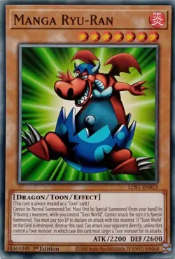 LDS1-EN053 MANGA RYU-RAN COMMON 1ST EDITION YuGiOh CARD - Image 1