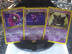 ??? Pokemon: TCG 1st Ed Sabrina's Gengar ? N1E Haunter & Ghastly 3?cards ??? - Image 1