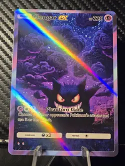 Pokemon Gengar V Waifu Cute Doujin Ultra Rare Foil ACG Art Card - NM - Image 2