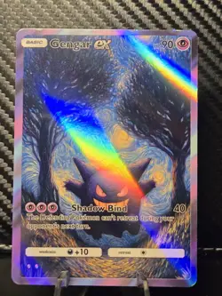Pokemon Gengar V Waifu Cute Doujin Ultra Rare Foil ACG Art Card - NM - Image 3