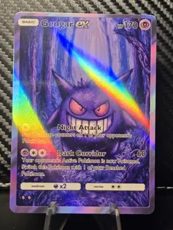 Pokemon Gengar V Waifu Cute Doujin Ultra Rare Foil ACG Art Card - NM - Image 5