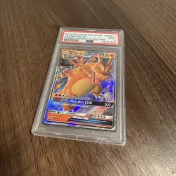 Pokemon TCG Charizard GX Sun Moon SM211 Holo PSA 9 Promo Card - Image 1