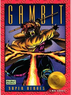 GAMBIT #12 1993 Base SkyBox Marvel X-Men Series 2 Collectible Card - Image 1