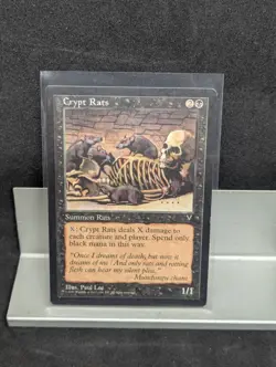 Crypt Rats LP X1 Visions MTG - Image 1