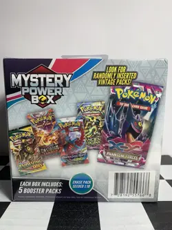 Pokemon Mystery Power Box 5 Booster Packs (Chase Pack Seeded 1:10) Sealed New - Image 2