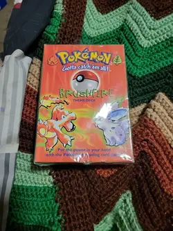 Wizards of the Coast Pokemon Brushfire Theme Deck Sealed 1999(C) - Image 1