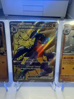 Pokemon - Cynthia’s Garchomp ex - SVP204 - Black Star Promo + Gabite & Gible - Image 3