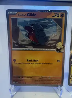 Pokemon - Cynthia’s Garchomp ex - SVP204 - Black Star Promo + Gabite & Gible - Image 4