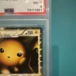 2010 Pokemon TCG HG & SS Undaunted Raichu Holo #83 Graded PSA 9 NM-MT 83/90 - Image 4