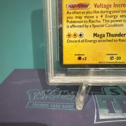 2010 Pokemon TCG HG & SS Undaunted Raichu Holo #83 Graded PSA 9 NM-MT 83/90 - Image 5