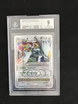 Pokemon Arceus Lv.X Platinum Arceus Holo Rare #94 BGS 9 Mint Silver Label - Image 1