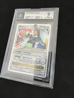 Pokemon Arceus Lv.X Platinum Arceus Holo Rare #94 BGS 9 Mint Silver Label - Image 5