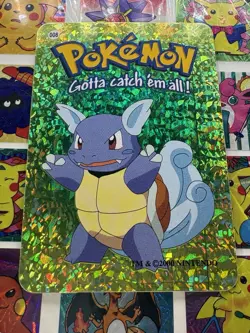 Pokemon Pikachu Sticker Rare Vintage Vending Machine Holo prism Nintendo 1998 - Image 3