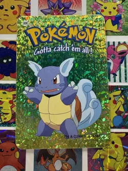 Pokemon Pikachu Sticker Rare Vintage Vending Machine Holo prism Nintendo 1998 - Image 4