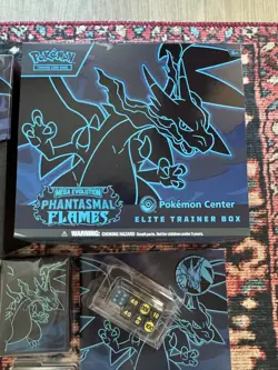 Pokemon Center Phantasmal Flames Opened ETB w/ Charcadet Promo 022 (No Packs!) ✨ - Image 2